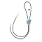 Leaf Swirl .925 Sterling Silver Certified Authentic Handmade Navajo Native American Natural Turquoise Bolo Tie 34366 Leaf Swirl .925 Sterling Silver Certified Authentic Handmade Navajo Native American Natural Turquoise Bolo Tie 34366
