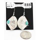 .925 Sterling Silver Handmade KOKOPELI Certified Authentic Navajo Natural Turquoise Dangle Native American Earrings 27177-3