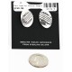 .925 Sterling Silver Handmade Certified Authentic Navajo Stud Native American Earrings 27175-3