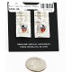 .925 Sterling Silver Handmade Certified Authentic Navajo Inlaid Natural Turquoise Multicolor Stud Native American Earrings 27177-4 .925 Sterling Silver Handmade Certified Authentic Navajo Inlaid Natural Turquoise Multicolor Stud Native American Earrings 27177-4