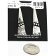 .925 Sterling Silver Handmade Certified Authentic Navajo Stud Native American Earrings 27177-2 .925 Sterling Silver Handmade Certified Authentic Navajo Stud Native American Earrings 27177-2