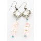 Certified Authentic Handmade Navajo .925 Sterling Silver Dangle Native American Earrings Natural Turquoise Spiny Oyster 18032-2 Certified Authentic Handmade Navajo .925 Sterling Silver Dangle Native American Earrings Natural Turquoise Spiny Oyster 18032-2