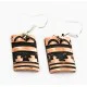 Handmade Certified Authentic Navajo Pure Copper Dangle Native American Earrings 27182-2