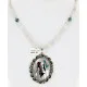 Bird .925 Sterling Silver Handmade Certified Authentic Navajo Inlaid Natural Turquoise Quartz Multicolor Native American Necklace 24409-2-15761 Bird .925 Sterling Silver Handmade Certified Authentic Navajo Inlaid Natural Turquoise Quartz Multicolor Native American Necklace 24409-2-15761