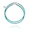 .925 Sterling Silver Certified Authentic Navajo Native American 2 strand Magnesite Necklace 35145