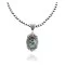 Sun .925 Sterling Silver Certified Authentic Handmade Navajo Native American Natural Turquoise Necklace 35146 Sun .925 Sterling Silver Certified Authentic Handmade Navajo Native American Natural Turquoise Necklace 35146
