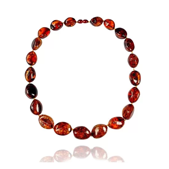 .925 Sterling Silver Certified Authentic Navajo Native American 1 strand Amber Necklace 35144 .925 Sterling Silver Certified Authentic Navajo Native American 1 strand Amber Necklace 35144