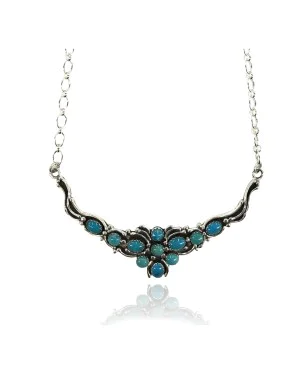 Butterfly .925 Sterling Silver Certified Authentic Handmade Navajo Native American Natural Turquoise Necklace 35156 Butterfly .925 Sterling Silver Certified Authentic Handmade Navajo Native American Natural Turquoise Necklace 35156