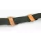 Certified Authentic Navajo Nickel Copper Natural Turquoise Concho Belt 19157