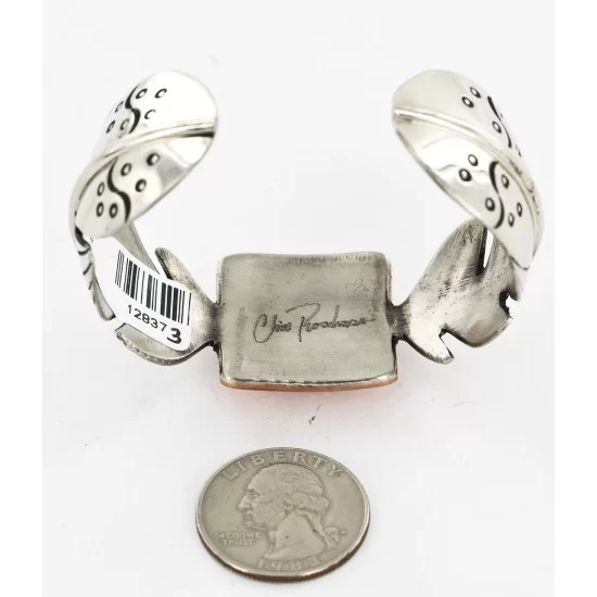Feather Bird Certified Authentic Navajo Nickel Copper Inlaid Natural Turquoise Black Onyx Mother of Pearl Native American Bracelet 12837-3 Feather Bird Certified Authentic Navajo Nickel Copper Inlaid Natural Turquoise Black Onyx Mother of Pearl Native American Bracelet 12837-3