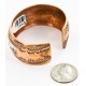 Handmade Feather Bear Certified Authentic Navajo Pure .925 Sterling Silver and Copper Native American Bracelet 12843-1