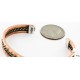 Navajo Handmade Bear Bracelet 12846-6 Copper and Brass