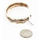 Handmade Bear Paw Navajo Copper and Brass Bracelet 12846-3