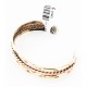 Handmade Bear Paw Navajo Copper and Brass Bracelet 12846-3