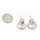 Rare $200 Vintage Style OLD INDIAN HEAD Certified Authentic Navajo .925 Sterling Silver Natural Spiny Oyster Hooks Native American Earrings 18077-5