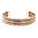 Handmade Sun Certified Authentic Navajo Pure Copper and Brass Native American Bracelet 12845-2