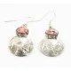 Rare $200 Vintage Style OLD INDIAN HEAD Certified Authentic Navajo .925 Sterling Silver Natural Spiny Oyster Hooks Native American Earrings 18077-5