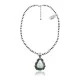 .925 Sterling Silver Certified Authentic Navajo Native American Natural Turquoise Necklace Pendant 35193 .925 Sterling Silver Certified Authentic Navajo Native American Natural Turquoise Necklace Pendant 35193