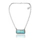 Delicate .925 Sterling Silver Certified Authentic Navajo Native American Natural Turquoise Necklace Pendant 35195 Necklaces & Pendants NB848909285622 35195 (by LomaSiiva)