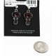 Certified Authentic Handmade Navajo .925 Sterling Silver Natural Sugilite Native American Stud Earrings 27163-2