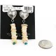 Certified Authentic Handmade Heart Navajo .925 Sterling Silver Dangle Native American Earrings Natural Turquoise Spiny Oyster 18032-3 Certified Authentic Handmade Heart Navajo .925 Sterling Silver Dangle Native American Earrings Natural Turquoise Spiny Oyster 18032-3