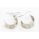 Certified Authentic Handmade Navajo .925 Sterling Silver Dangle Native American Earrings 18034