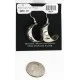 Certified Authentic Handmade Navajo .925 Sterling Silver Dangle Native American Earrings 18034
