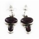 Certified Authentic Handmade Navajo .925 Sterling Silver Natural Sugilite Native American Stud Earrings 27163-2 All Products 27163-2 27163-2 (by LomaSiiva)