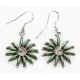Certified Authentic Handmade Zuni Petit Point .925 Sterling Silver Dangle Native American Earrings Natural Turquoise 27119 Certified Authentic Handmade Zuni Petit Point .925 Sterling Silver Dangle Native American Earrings Natural Turquoise 27119