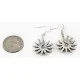 Certified Authentic Handmade Zuni Petit Point .925 Sterling Silver Dangle Native American Earrings Natural Turquoise 27119 Certified Authentic Handmade Zuni Petit Point .925 Sterling Silver Dangle Native American Earrings Natural Turquoise 27119