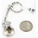 Vintage Style OLD Buffalo Coin Certified Authentic Navajo .925 Sterling Silver Natural Purple Spiny Oyster Native American Keychain 10336-5 Vintage Style OLD Buffalo Coin Certified Authentic Navajo .925 Sterling Silver Natural Purple Spiny Oyster Native American Keychain 10336-5