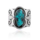 Designers Edition .925 Sterling Silver Certified Authentic Navajo Native American Natural Turquoise Overlay Cuff Bracelet 32131 All Products NB15122312978 32131 (by LomaSiiva)