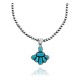 Beautiful Drop Multi Stone Navajo Pearl Design .925 Sterling Silver Certified Authentic Navajo Native American Natural Turquoise Necklace Chain Pendant 35208 Necklaces & Pendants NB848909285635 35208 (by LomaSiiva)