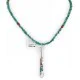 .925 Sterling Silver Handmade Certified Authentic Navajo Natural Chips Turquoise Chips Coral Native American Necklace 24434-15771 .925 Sterling Silver Handmade Certified Authentic Navajo Natural Chips Turquoise Chips Coral Native American Necklace 24434-15771