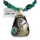 .925 Sterling Silver and 12kt Gold Filled Handmade INDIAN Certified Authentic Navajo Natural Turquoise Native American Necklace 24425-16065-3 .925 Sterling Silver and 12kt Gold Filled Handmade INDIAN Certified Authentic Navajo Natural Turquoise Native American Necklace 24425-16065-3