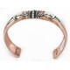 Handmade Certified Authentic Horse Navajo .925 Sterling Silver and Pure Copper Native American Bracelet 24442-1 Handmade Certified Authentic Horse Navajo .925 Sterling Silver and Pure Copper Native American Bracelet 24442-1