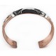 Handmade Certified Authentic Horse Navajo .925 Sterling Silver and Pure Copper Native American Bracelet 24446-1