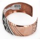 Handmade Certified Authentic Navajo .925 Sterling Silver and Pure Copper Native American Bracelet 24440-3 Handmade Certified Authentic Navajo .925 Sterling Silver and Pure Copper Native American Bracelet 24440-3