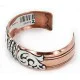 Handmade Navajo .925 Sterling Silver and Pure Copper Bracelet 24442-2