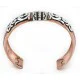 Handmade Navajo .925 Sterling Silver and Pure Copper Bracelet 24442-2