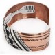 Handmade Certified Authentic Navajo Pure .925 Sterling Silver and Copper Native American Bracelet 24440-1 Handmade Certified Authentic Navajo Pure .925 Sterling Silver and Copper Native American Bracelet 24440-1