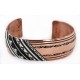 Handmade Certified Authentic Navajo Pure .925 Sterling Silver and Copper Native American Bracelet 24440-1 Handmade Certified Authentic Navajo Pure .925 Sterling Silver and Copper Native American Bracelet 24440-1