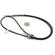 Handmade Certified Authentic Storyteller Leather Navajo .925 Sterling Silver Natural Turquoise Native American Bolo Tie  24417-2-2