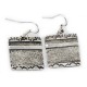 .925 Sterling Silver Handmade Certified Authentic Navajo Dangle Native American Earrings 24438-2