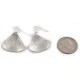 .925 Sterling Silver Handmade Certified Authentic Navajo Natural Lapis Dangle Native American Earrings 24439-3
