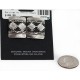 .925 Sterling Silver Handmade Certified Authentic Navajo Stud Native American Earrings 24439-5
