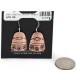 Handmade Certified Authentic Navajo Pure Copper Dangle Native American Earrings 1 24436-3 Handmade Certified Authentic Navajo Pure Copper Dangle Native American Earrings 1 24436-3