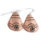 Handmade Navajo Pure Copper Dangle Earrings 24436-5 Handmade Navajo Pure Copper Dangle Earrings 24436-5