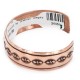 Handmade Certified Authentic Navajo Pure Copper Native American Bracelet 1 24451-3