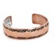 Handmade Certified Authentic Navajo Pure Copper Native American Bracelet 2 24451-2